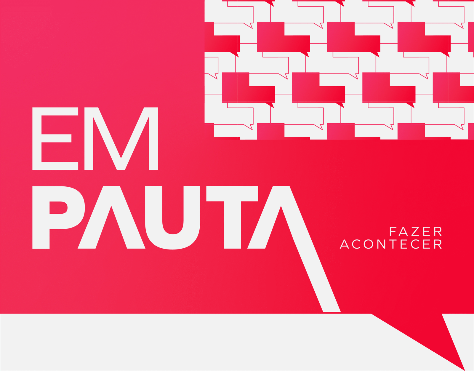 Capa para projeto no Behance - Em Pauta